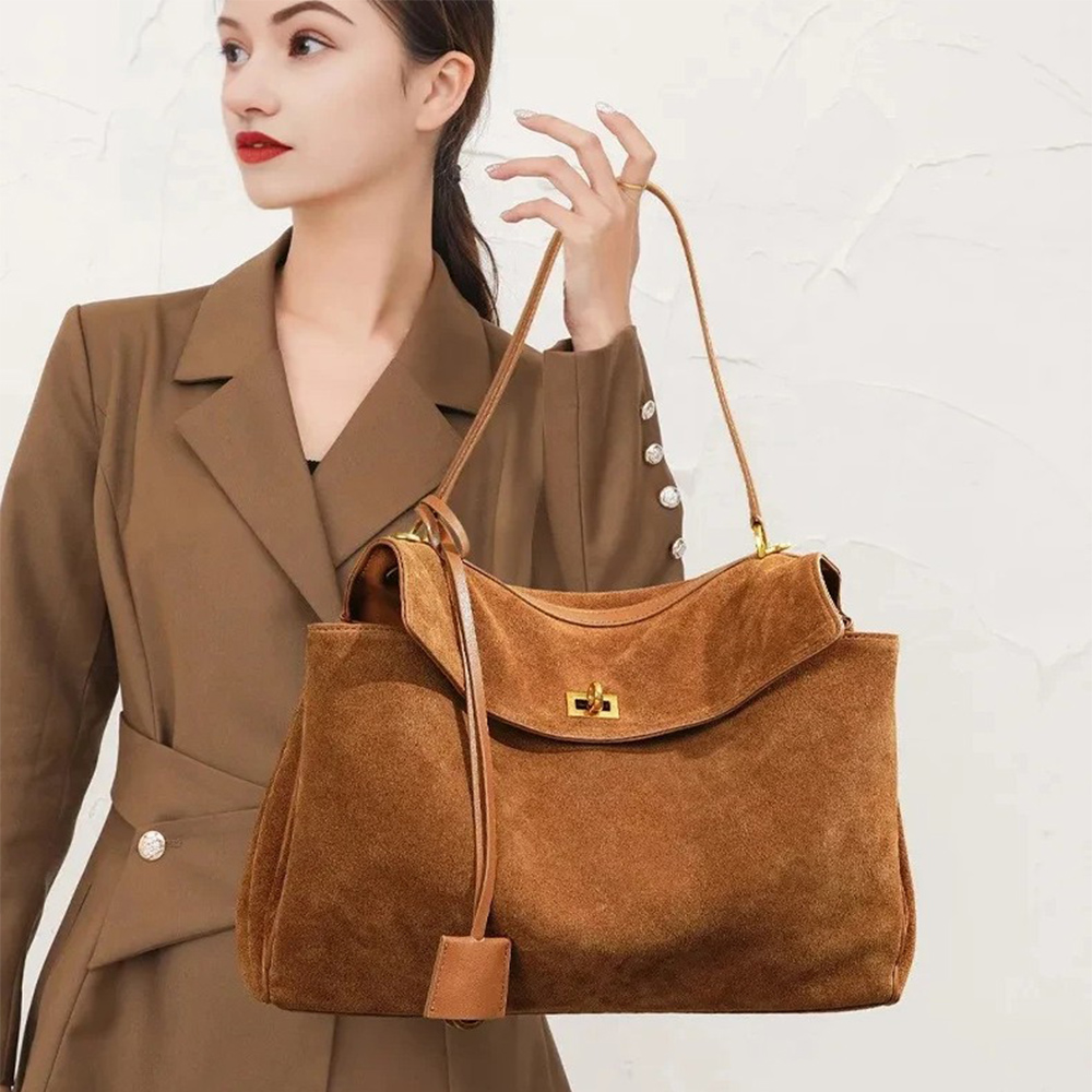 Herbst-Winter Damen Wildleder  – Luxury Bags Tote Bewertung und Preis