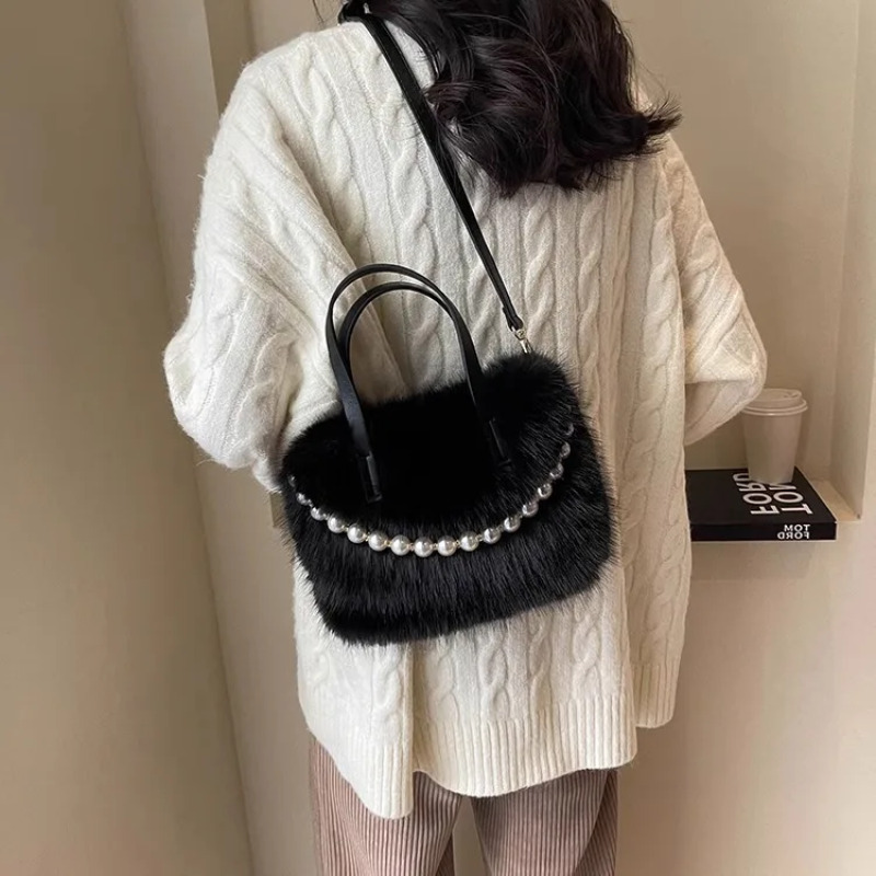 Luxuriöse Plüsch-Kunstfell-Min – Luxury Bags Cute Bewertung und Preis